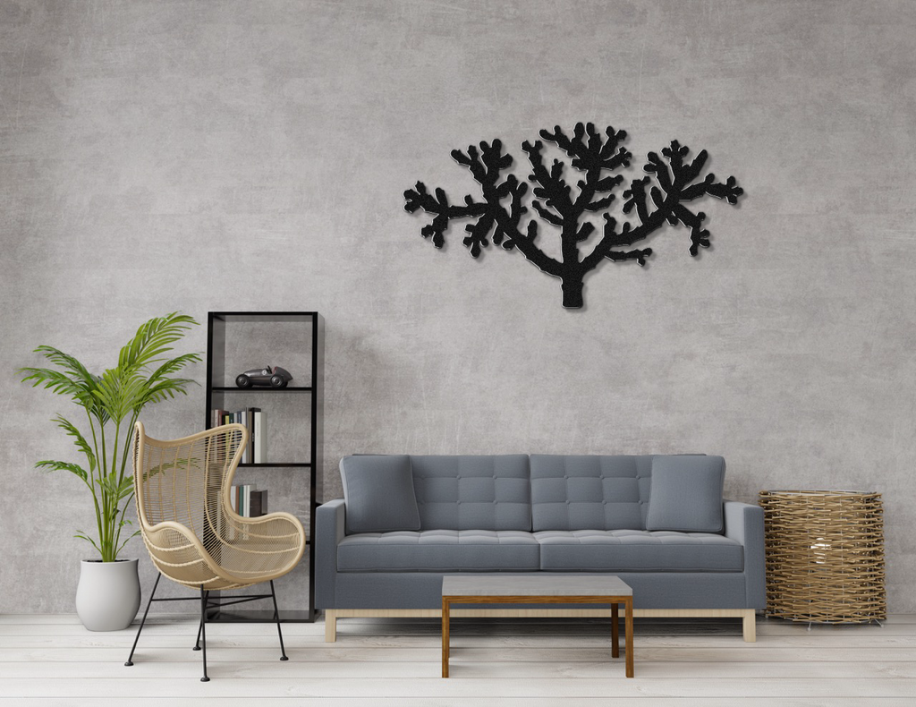 Cholla Cactus Metal Wall Art