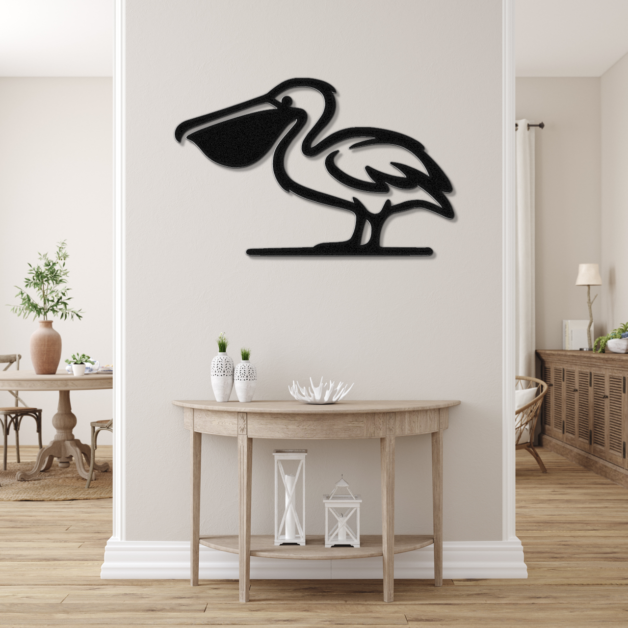 Pelican Metal Wall Art