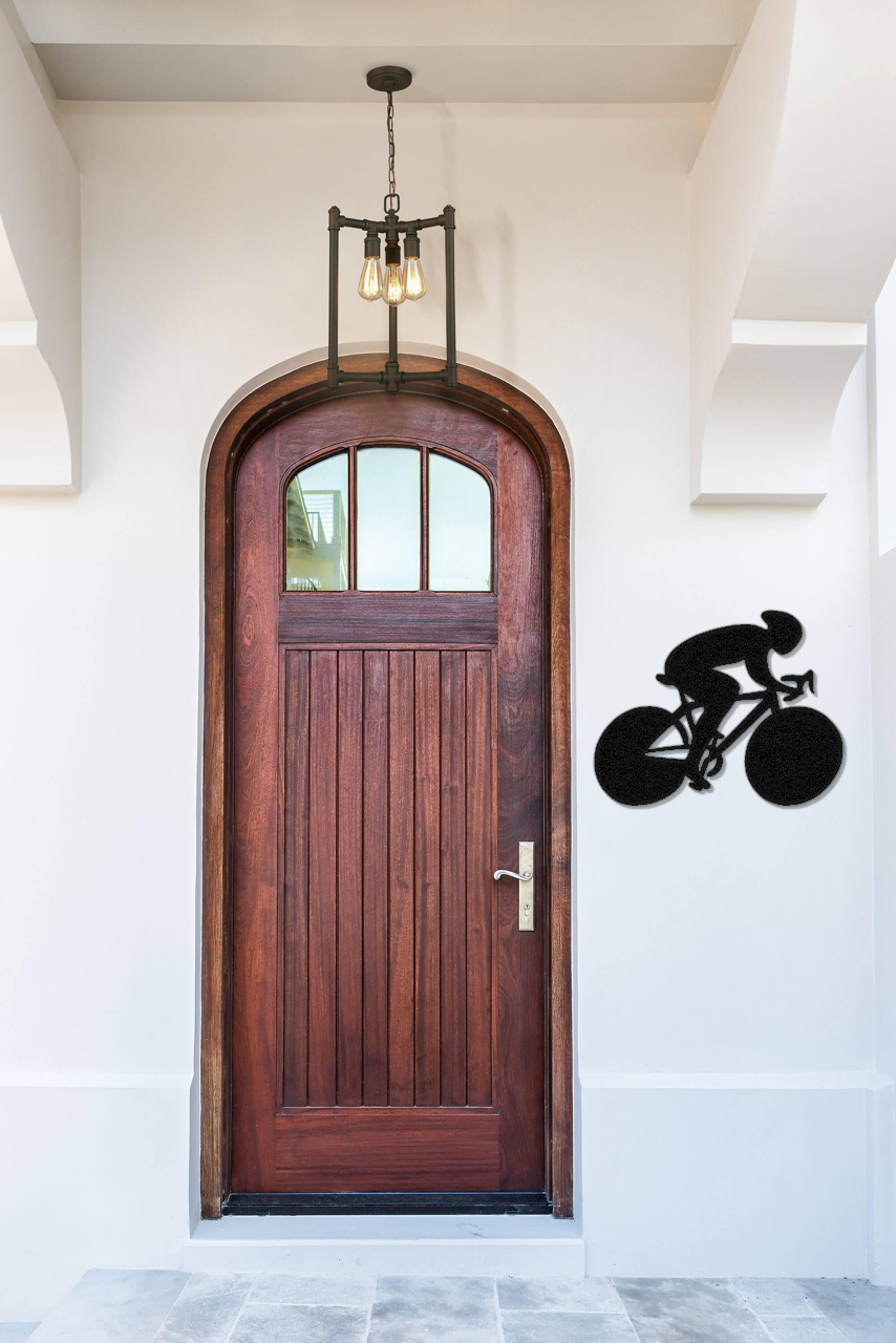Cycling Metal Wall Art