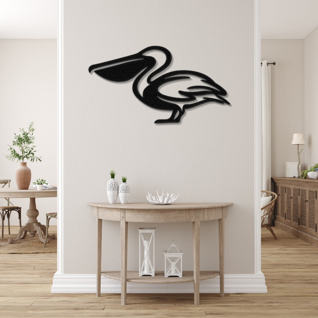 Pelican Metal Wall Art
