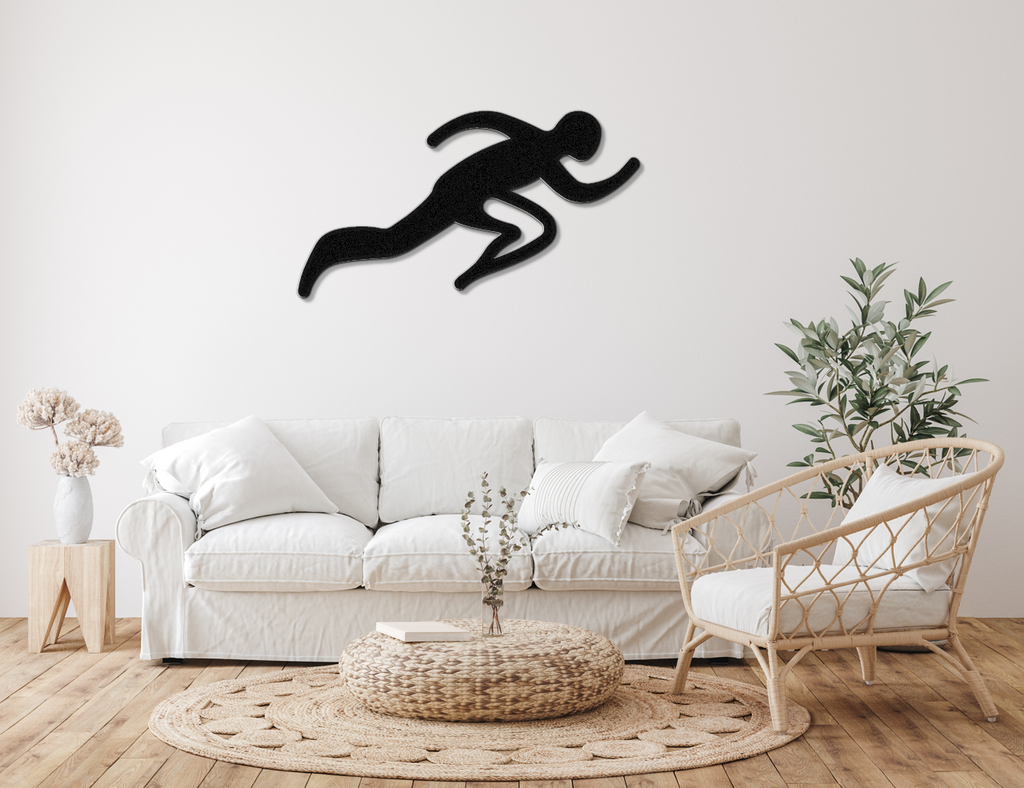 Runner Metal Wall Art