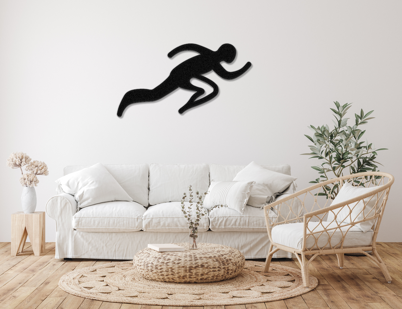 Runner Metal Wall Art
