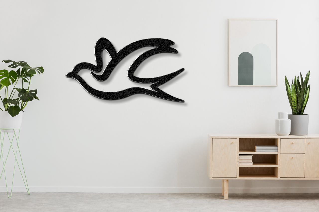 Swallow Bird Metal Wall Art