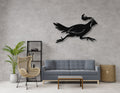 Running Quail Metal Wall Art
