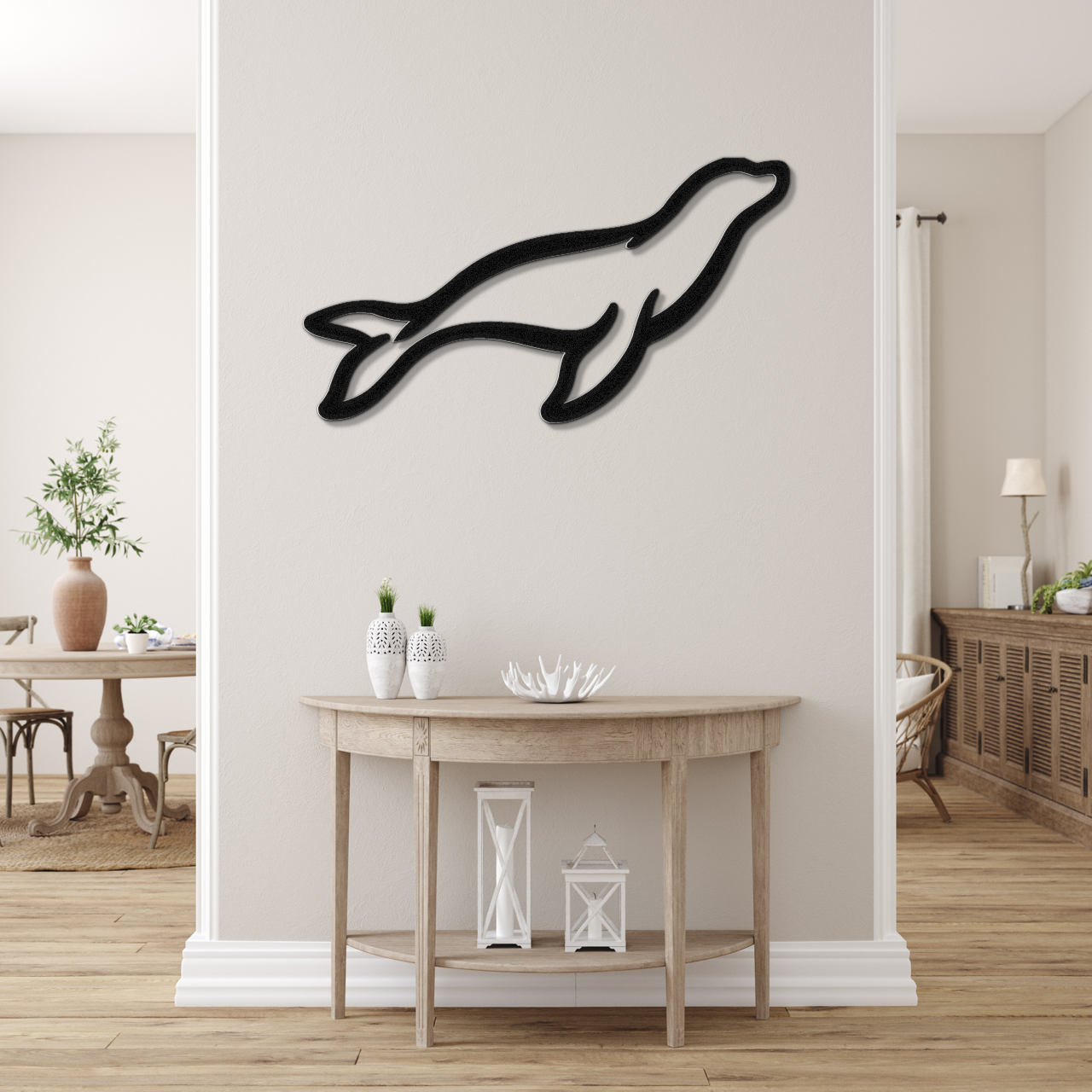 Sea Lion Metal Wall Art