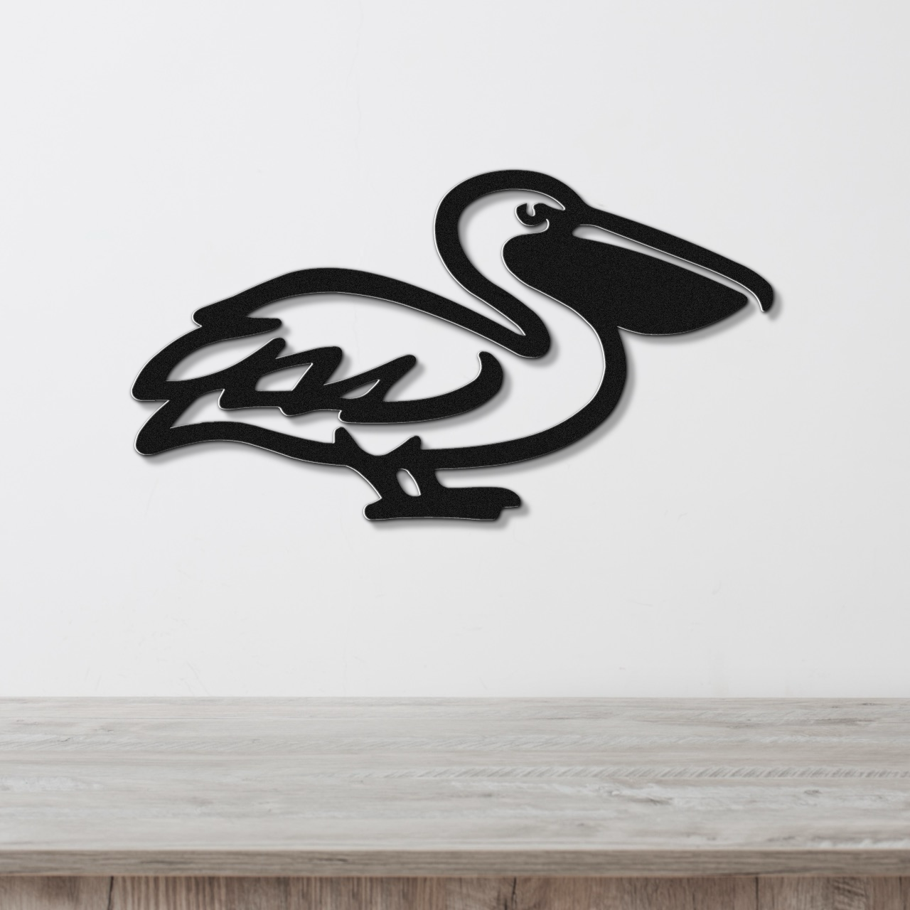 Pelican Metal Wall Art