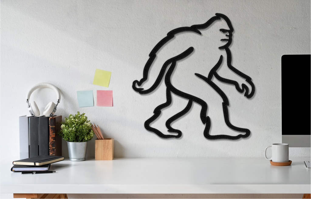 Bigfoot Metal Wall Art