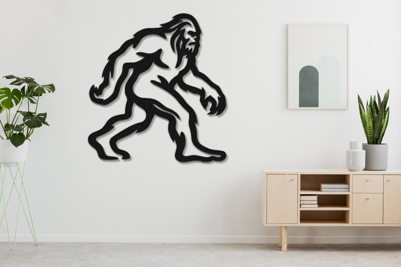 Bigfoot Metal Wall Art