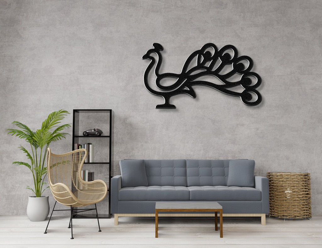 Peacock Metal Wall Art