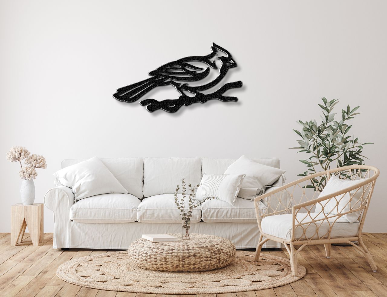 Cardinal Metal Wall Art