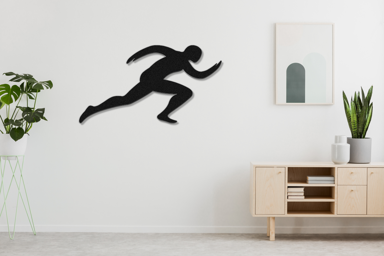 Runner Metal Wall Art