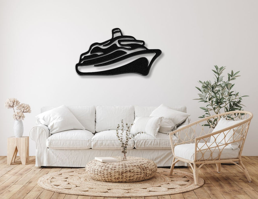 Cruise Ship Metal Wall Art