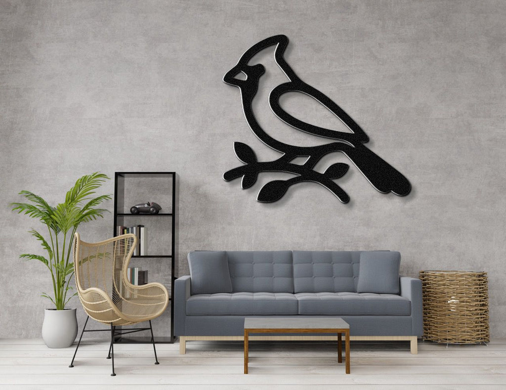 Cardinal Metal Wall Art