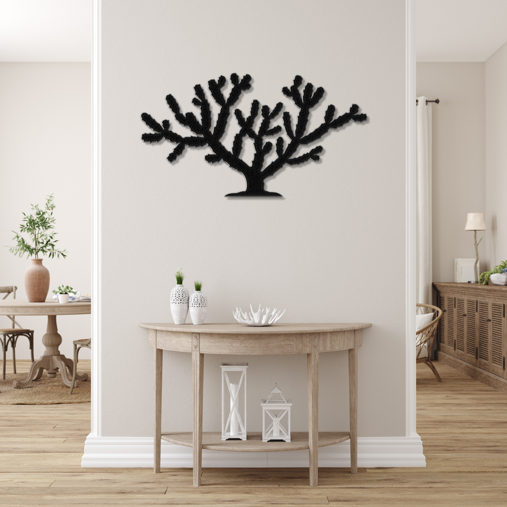Cholla Cactus Metal Wall Art
