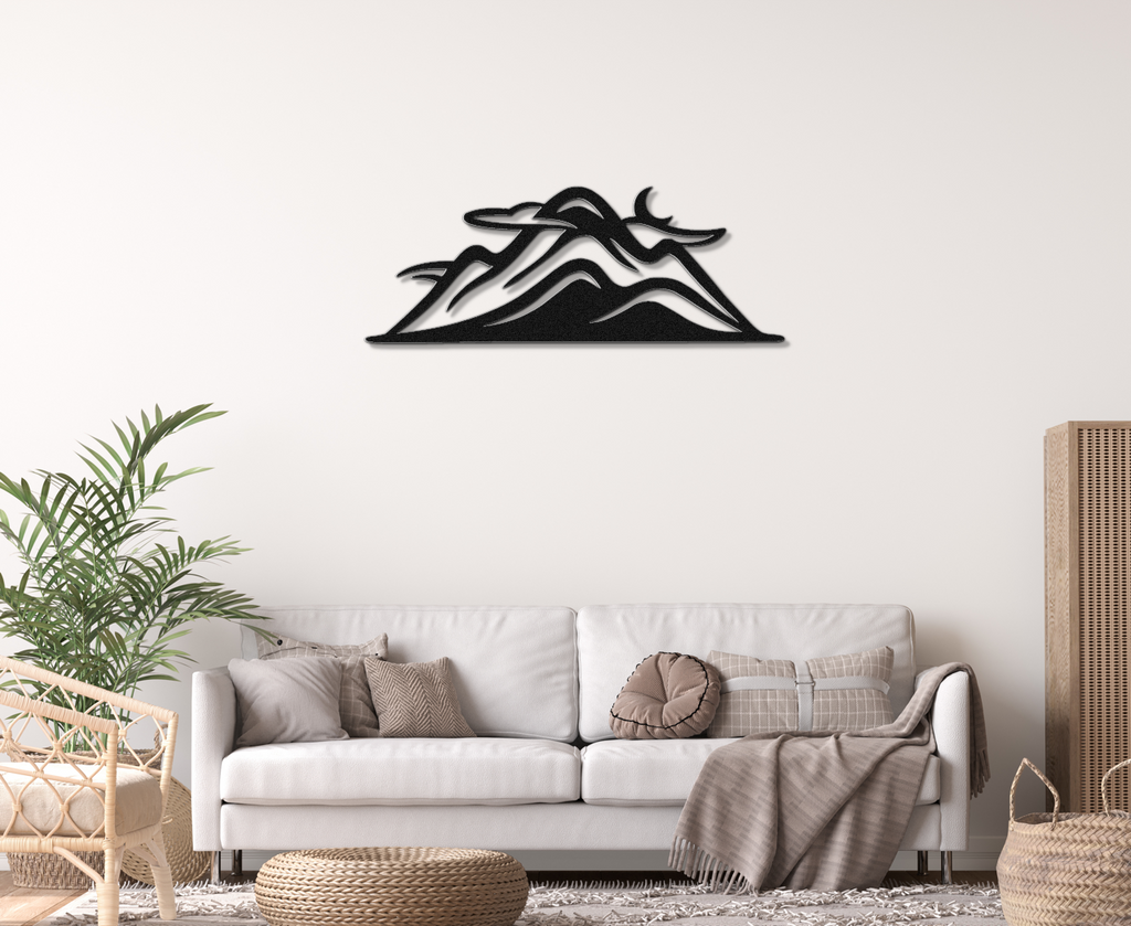 Mountains Metal Wall Art