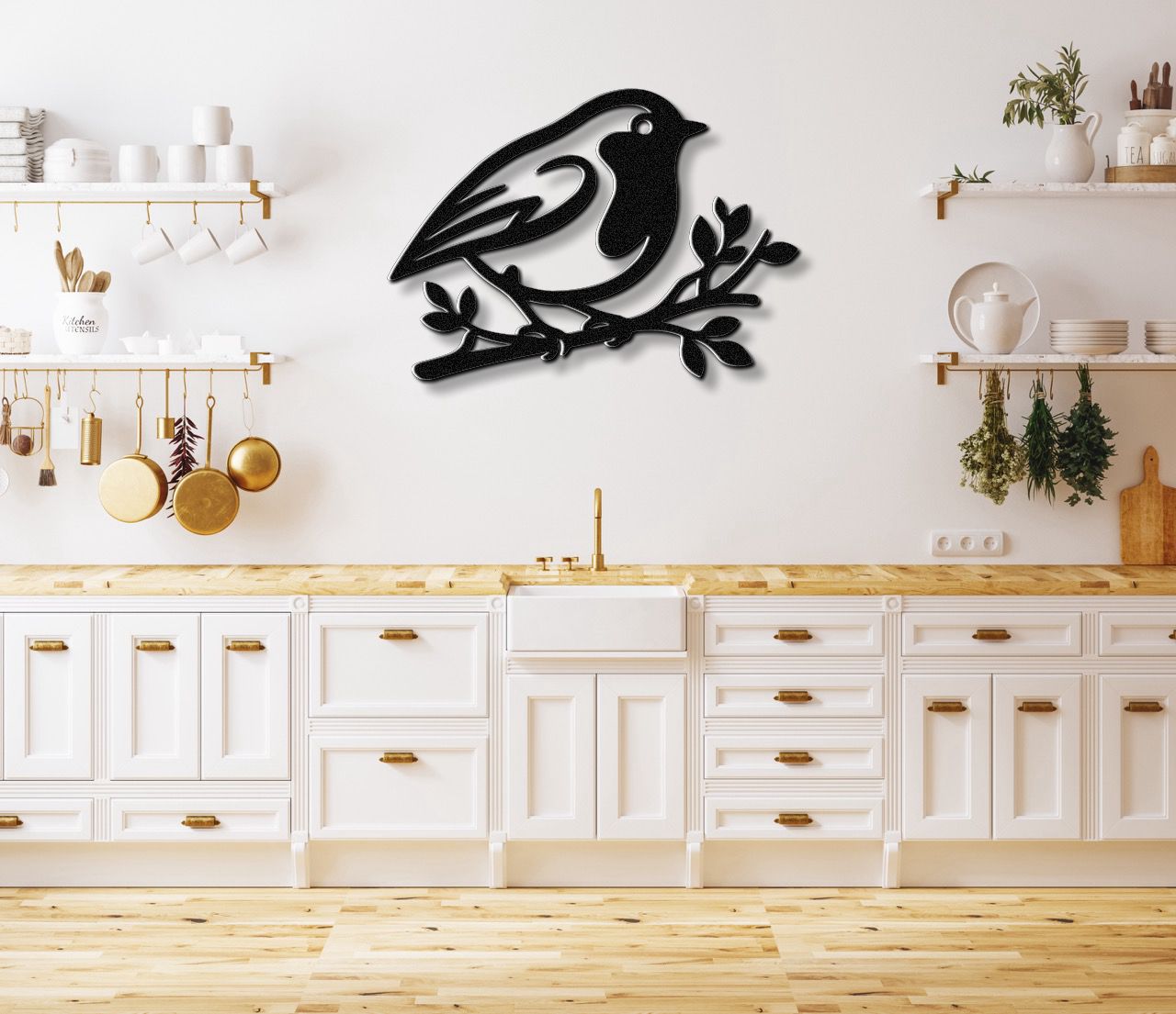 Robin Metal Wall Art