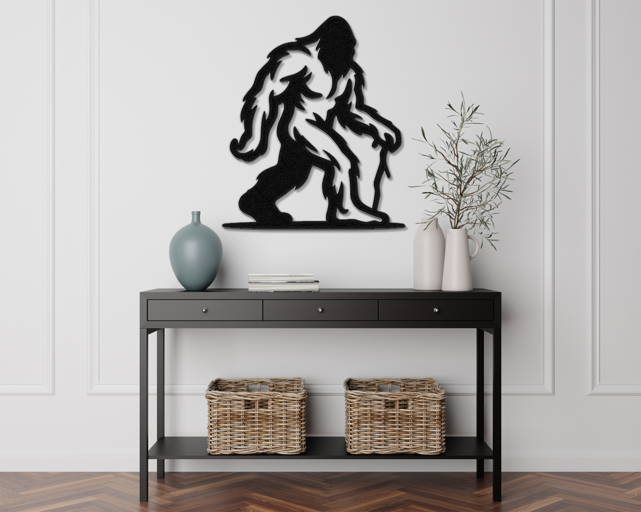 Bigfoot Metal Wall Art
