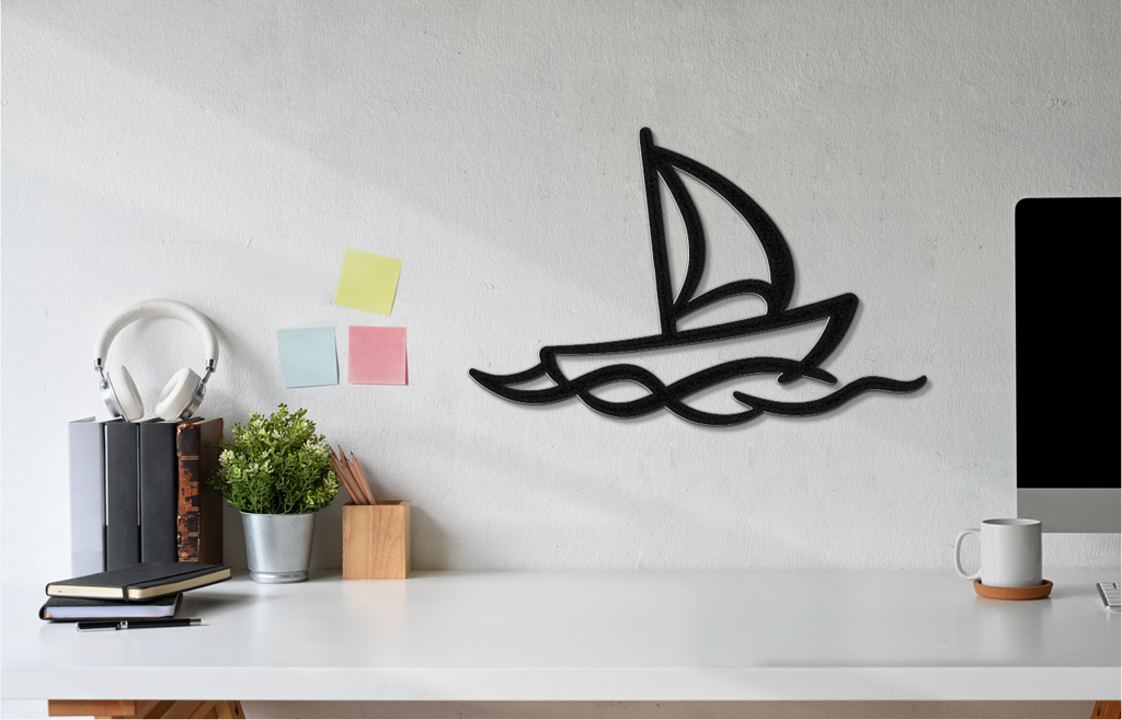 Sailboat Metal Wall Art