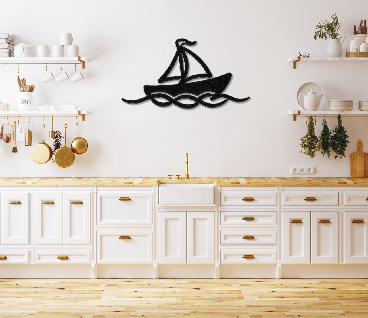 Sailboat Metal Wall Art
