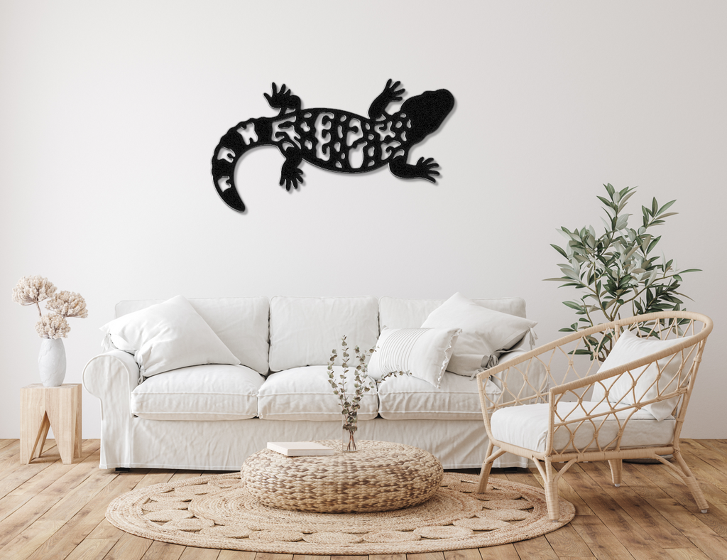 Gila Monster Metal Wall Art
