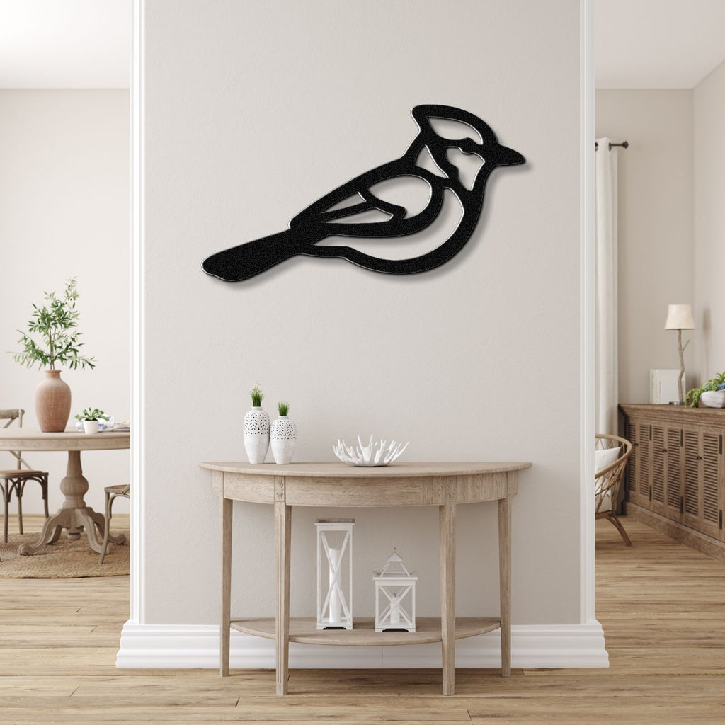 Blue Jay Metal Wall Art