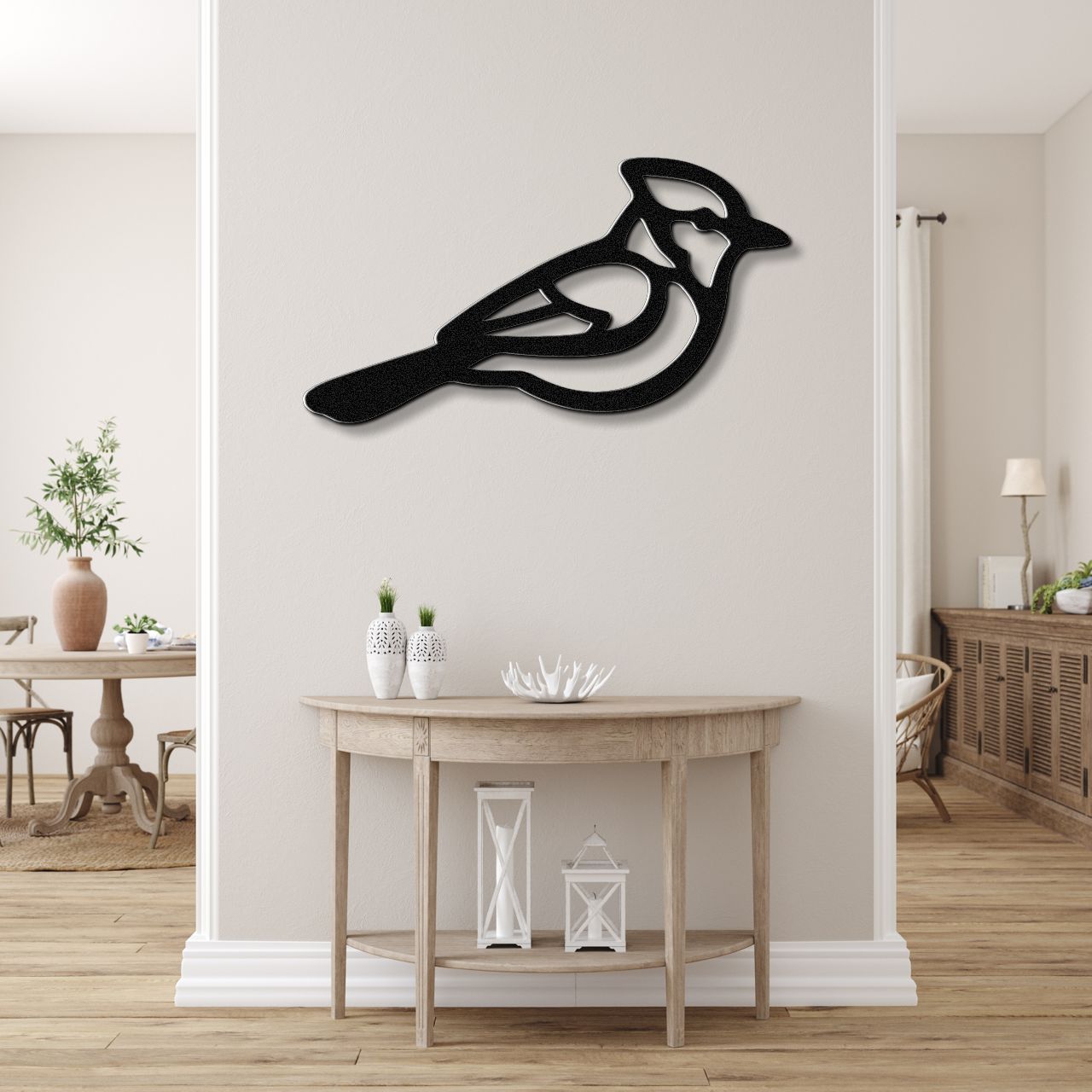 Blue Jay Metal Wall Art