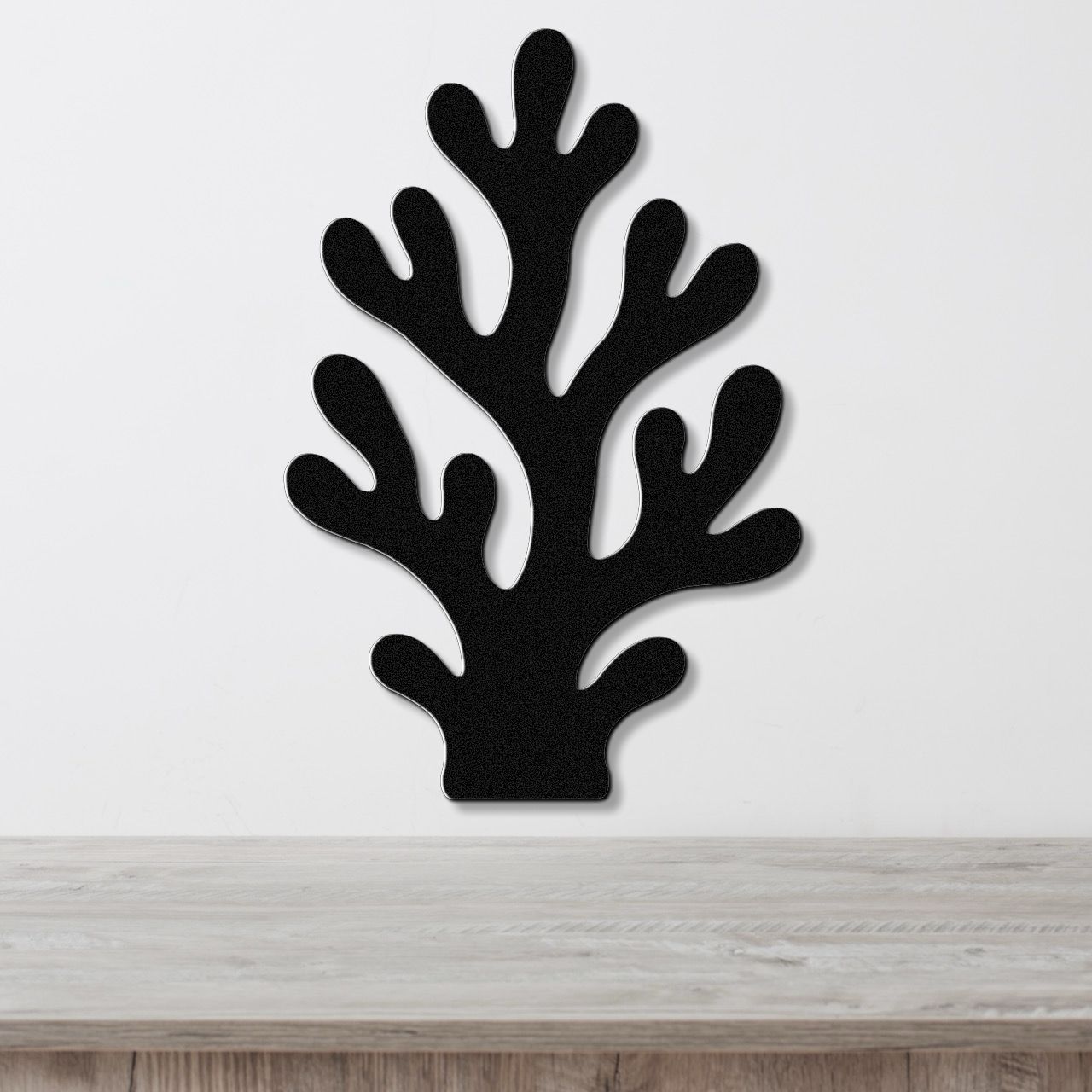 Coral Metal Wall Art