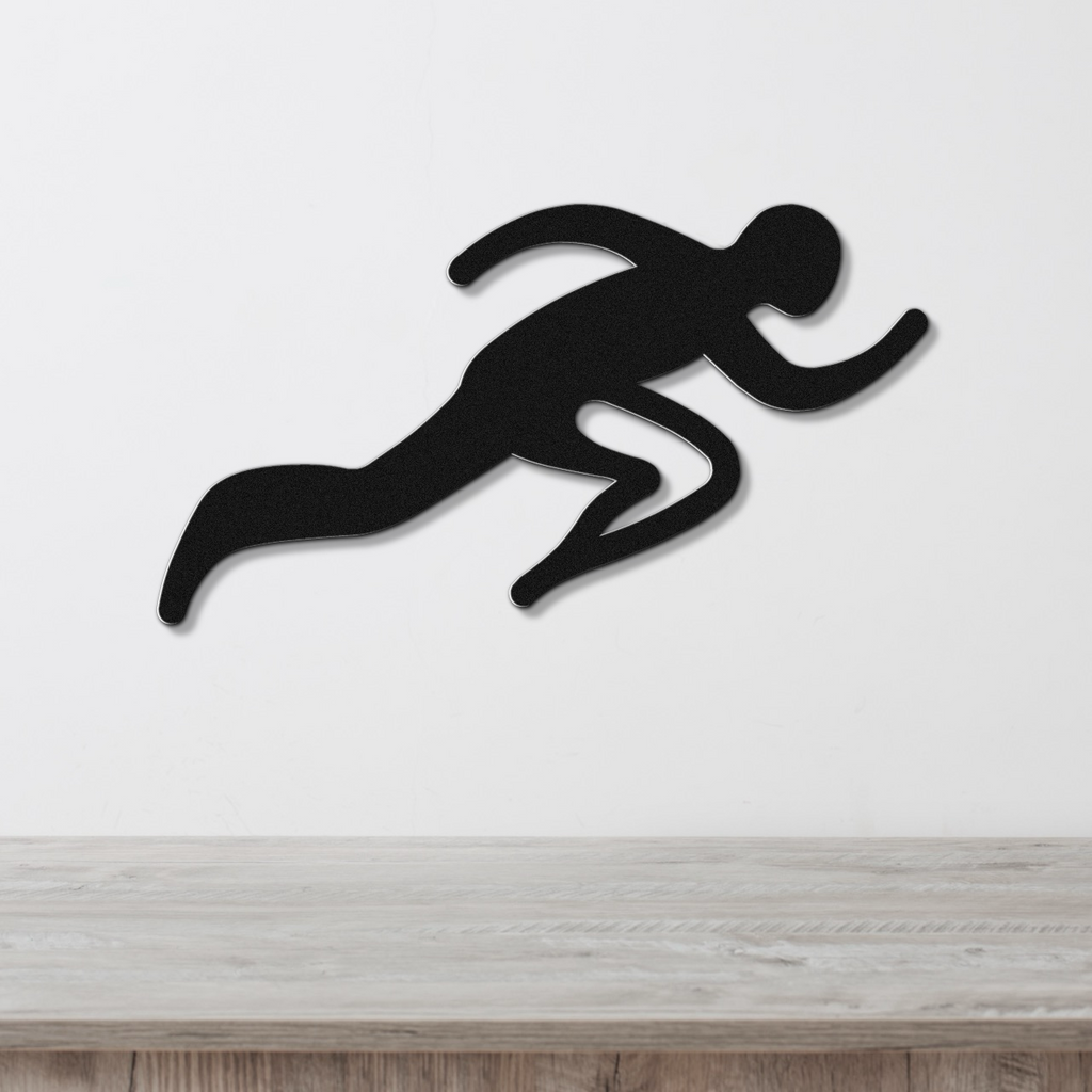 Runner Metal Wall Art