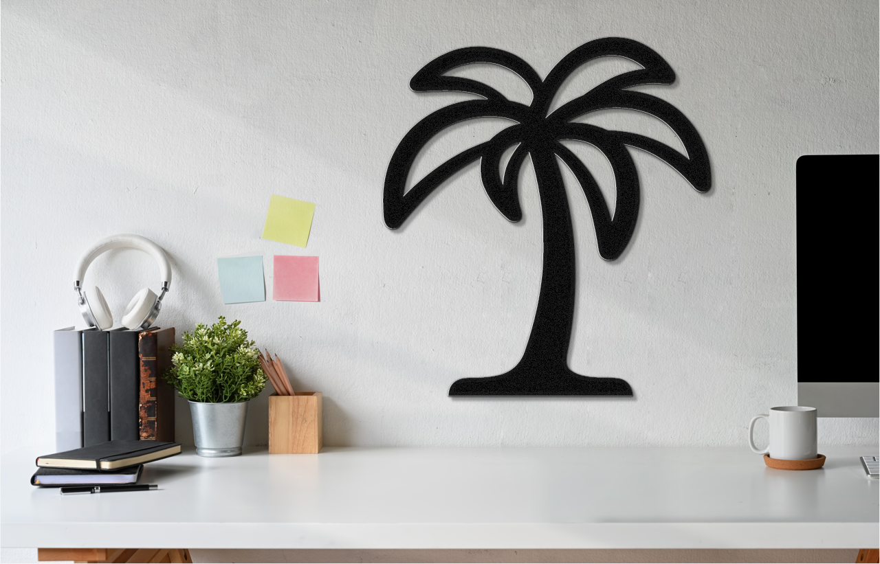 Palm Tree Metal Wall Art