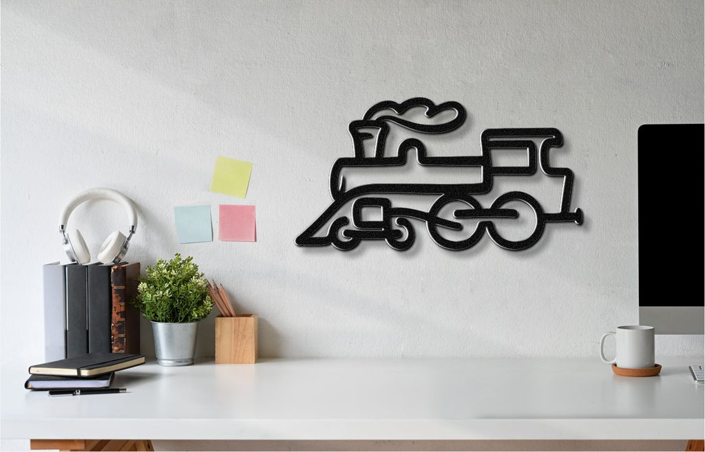 Train Metal Wall Art