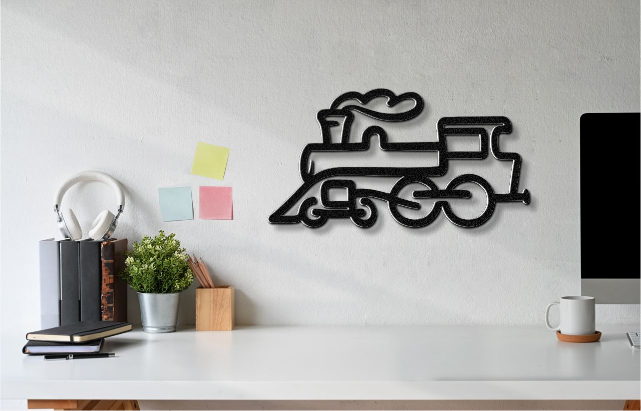 Train Metal Wall Art