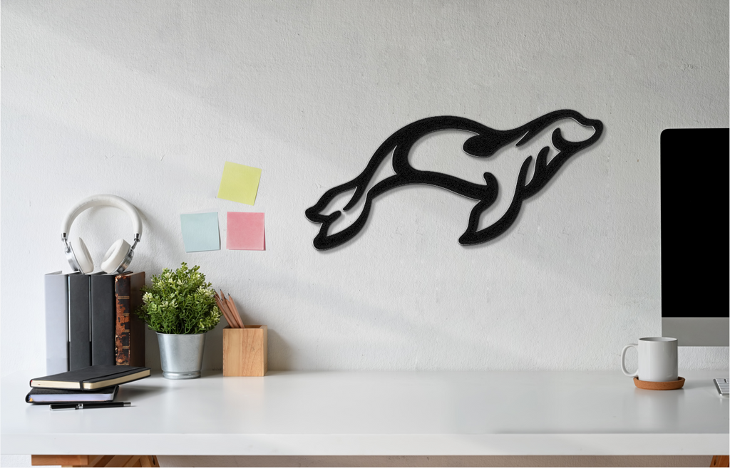 Sea Lion Metal Wall Art