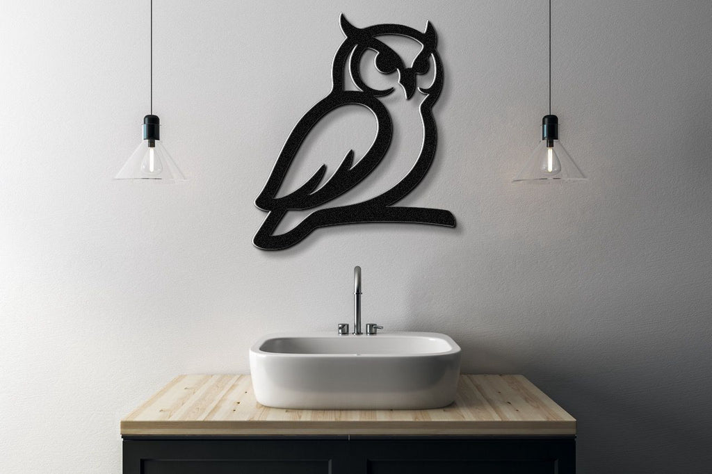 Owl Metal Wall Art