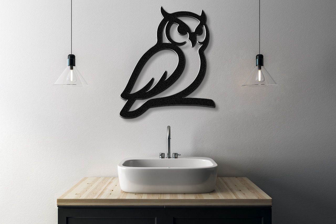 Owl Metal Wall Art