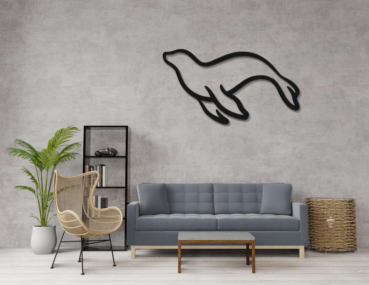 Sea Lion Metal Wall Art