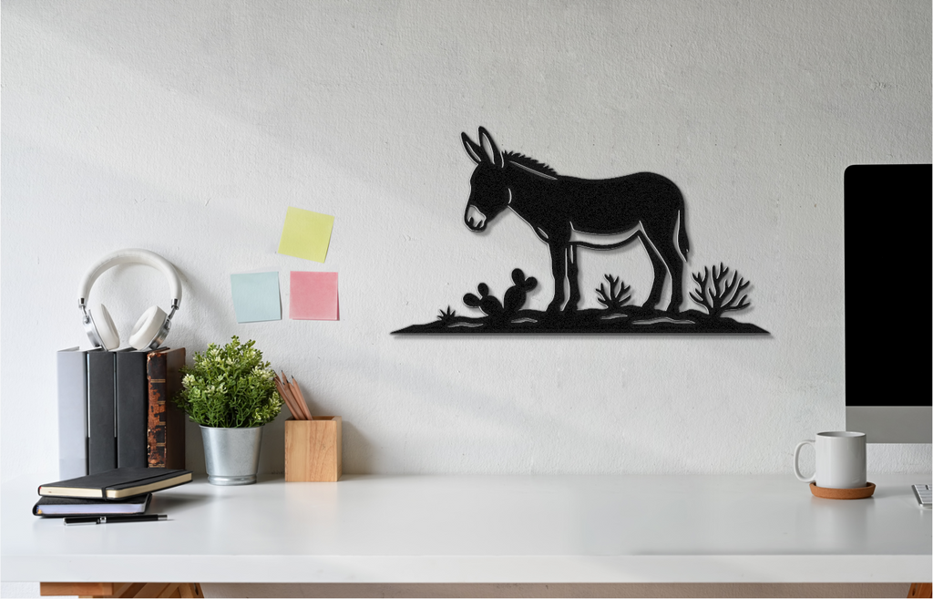Burro Metal Wall Art