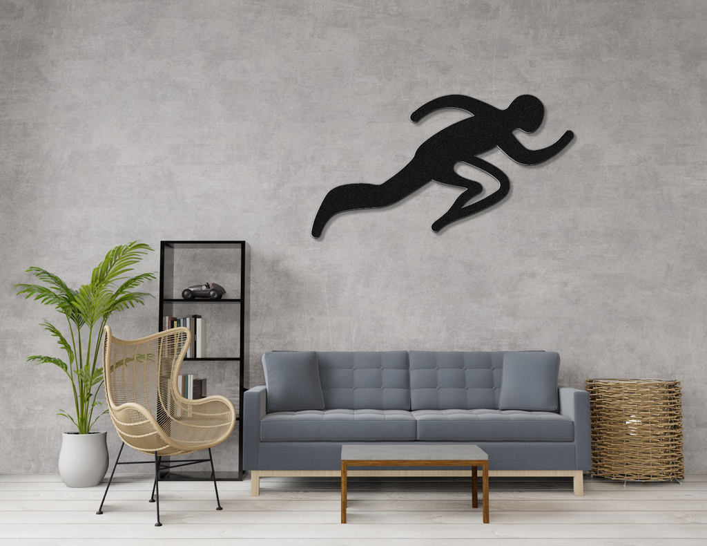 Runner Metal Wall Art