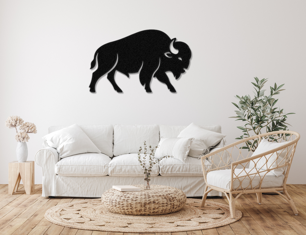 Buffalo Metal Wall Art