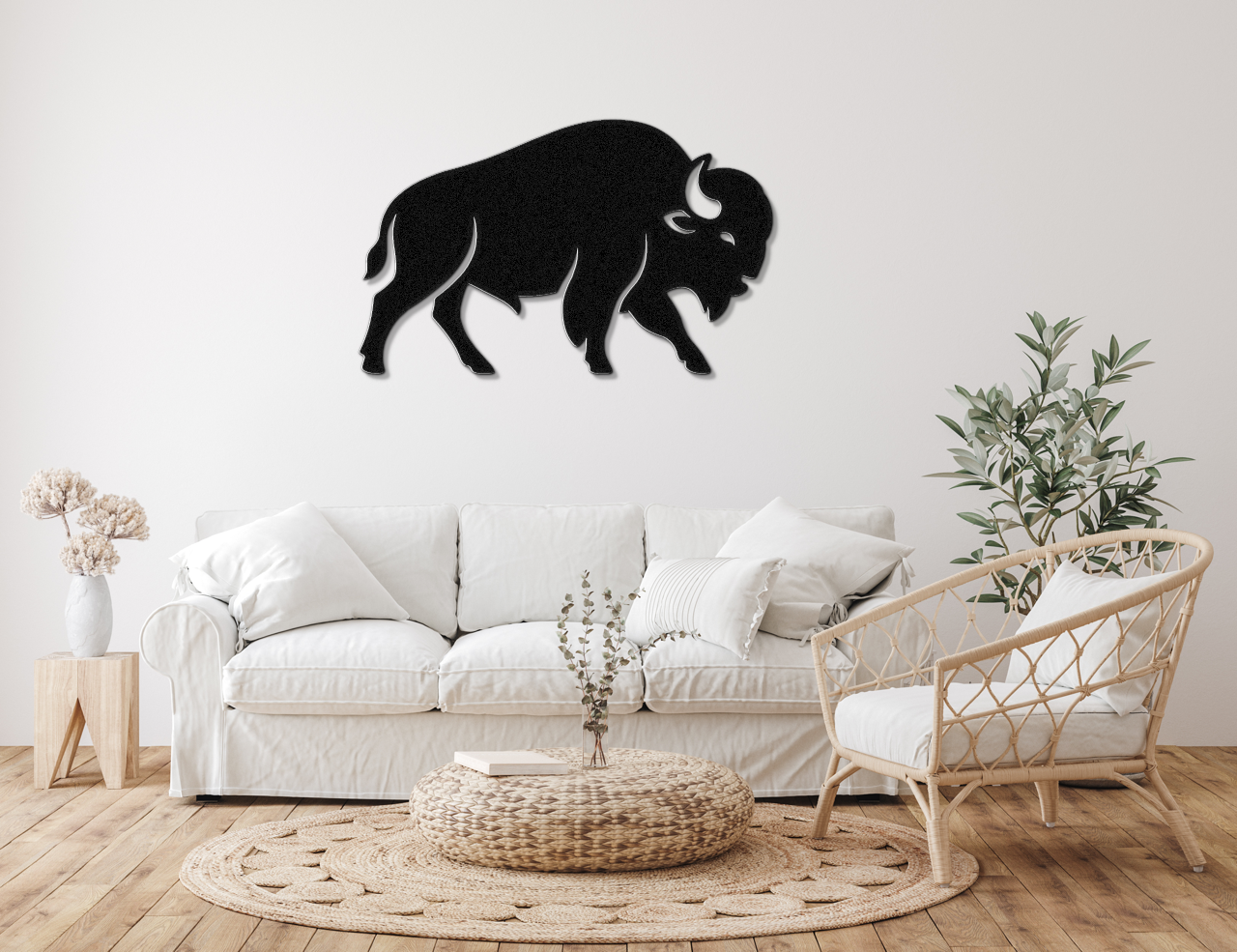 Buffalo Metal Wall Art