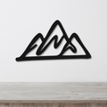 Mountains Metal Wall Art