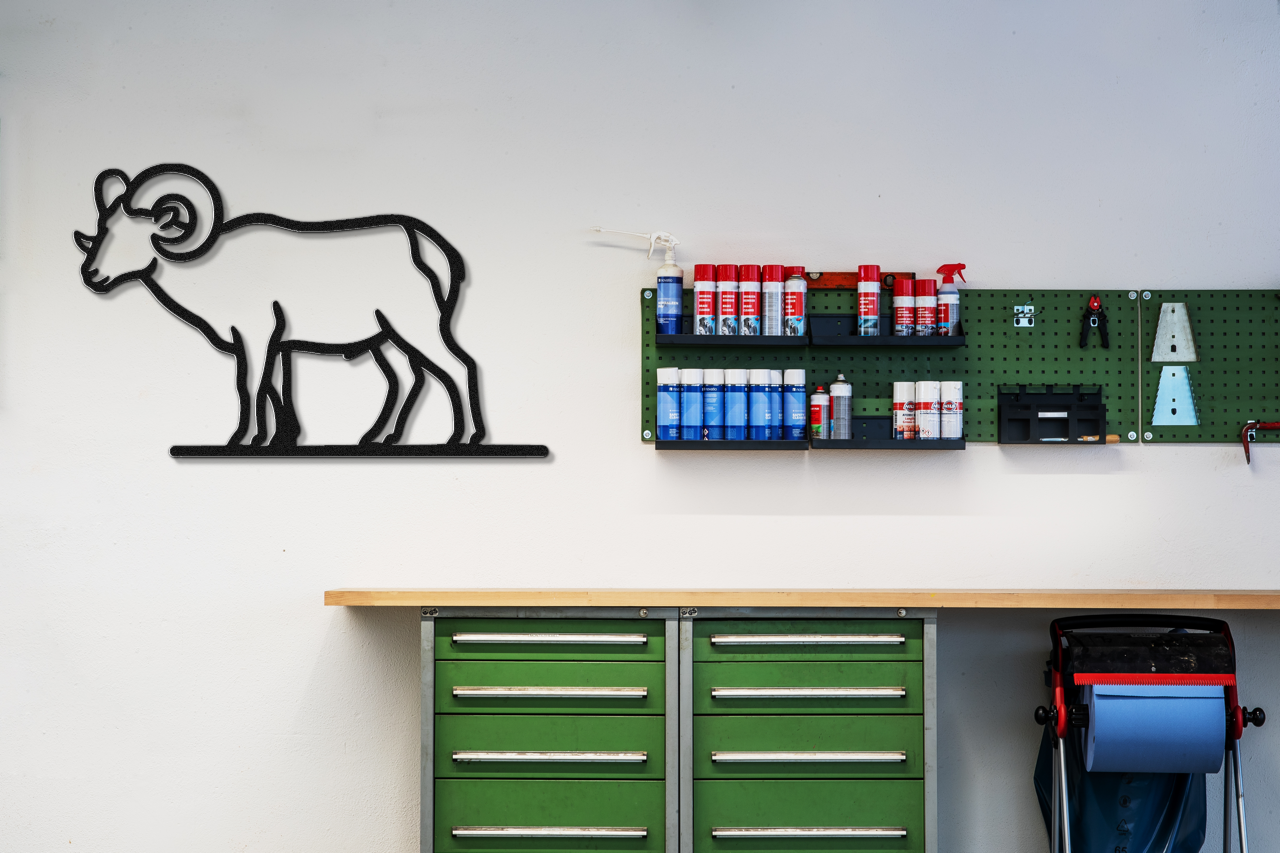 Bighorn Sheep Metal Wall Art