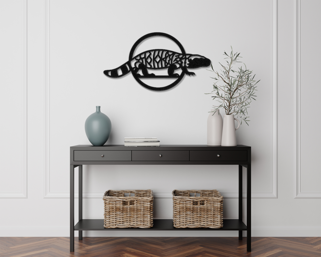 Gila Monster Metal Wall Art