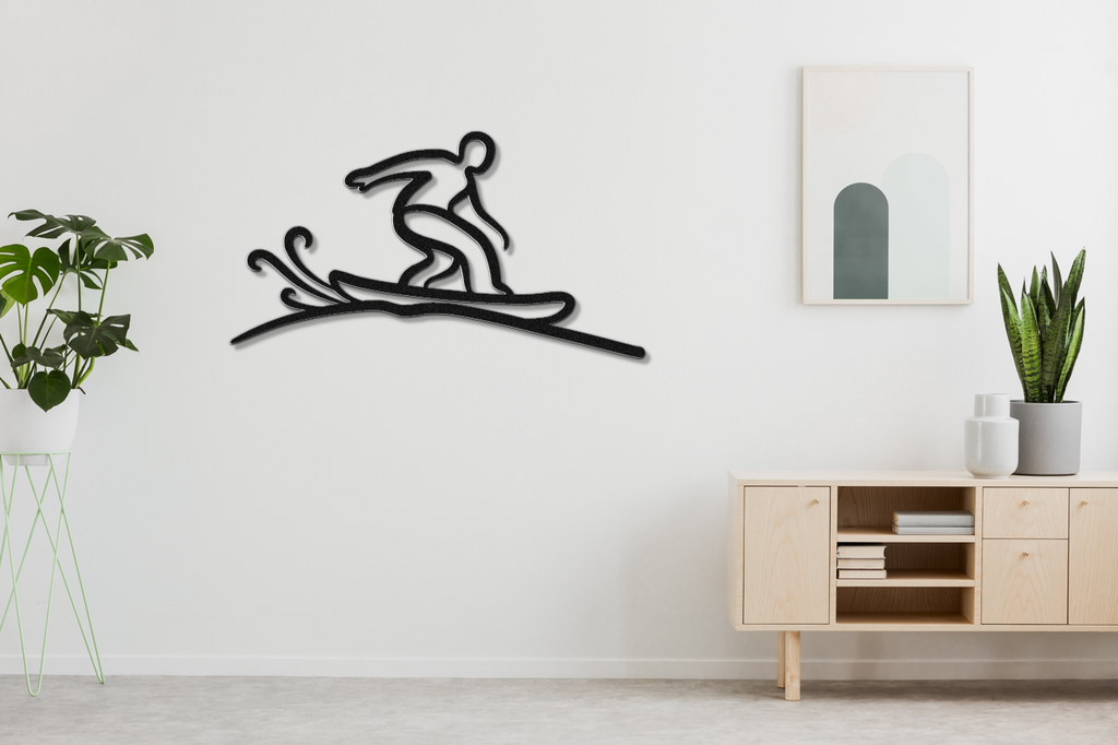 Snowboarding Metal Wall Art