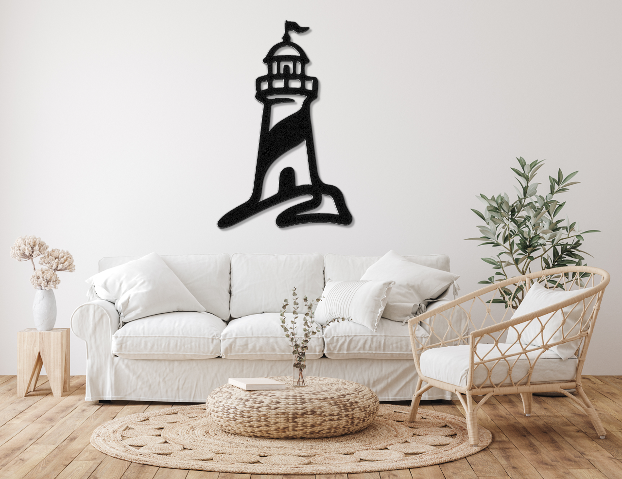 Lighthouse Metal Wall Art