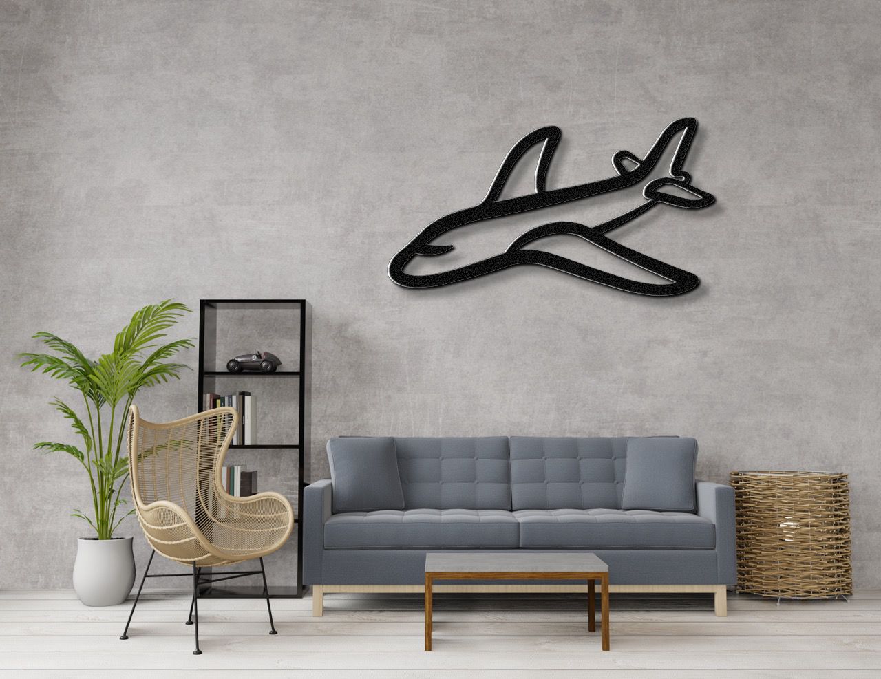 Airplane Metal Wall Art