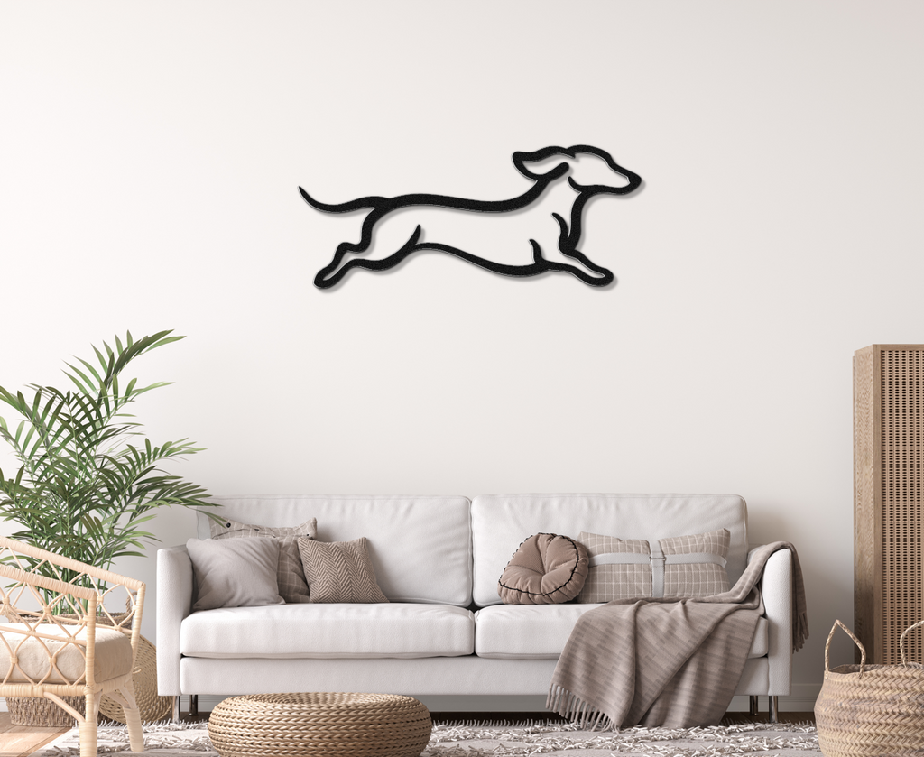 Dachshund Metal Wall Art