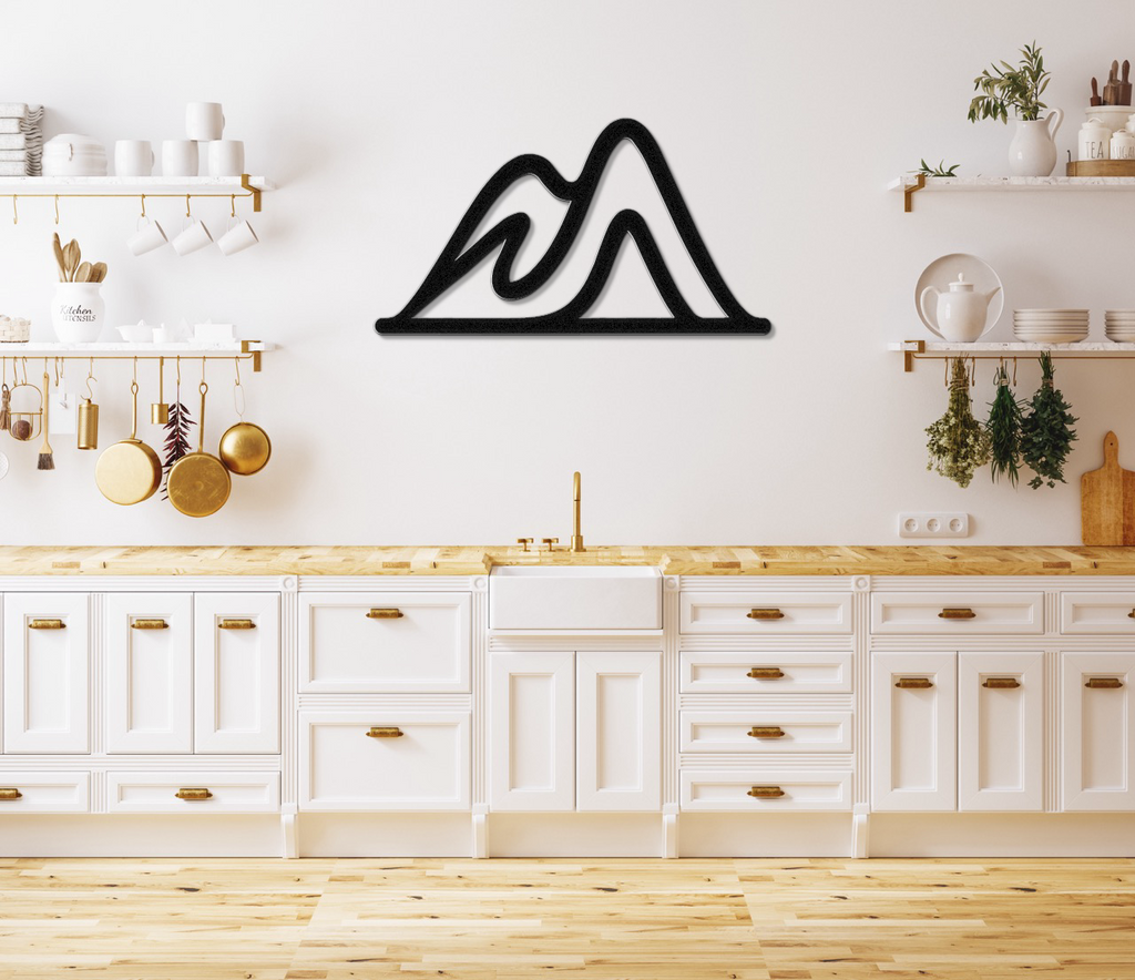 Mountains Metal Wall Art