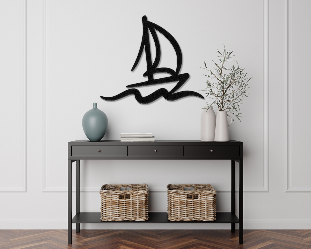 Sailboat Metal Wall Art