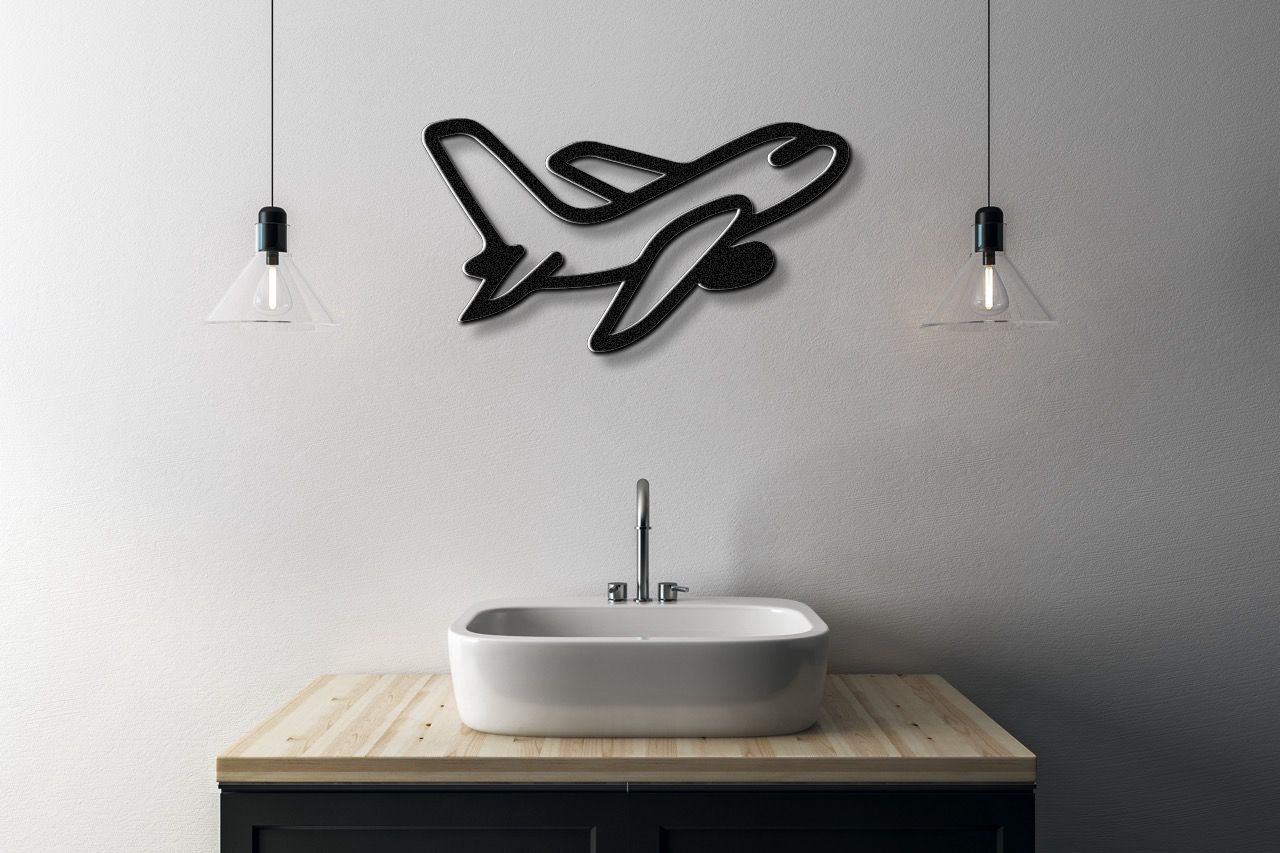 Airplane Metal Wall Art
