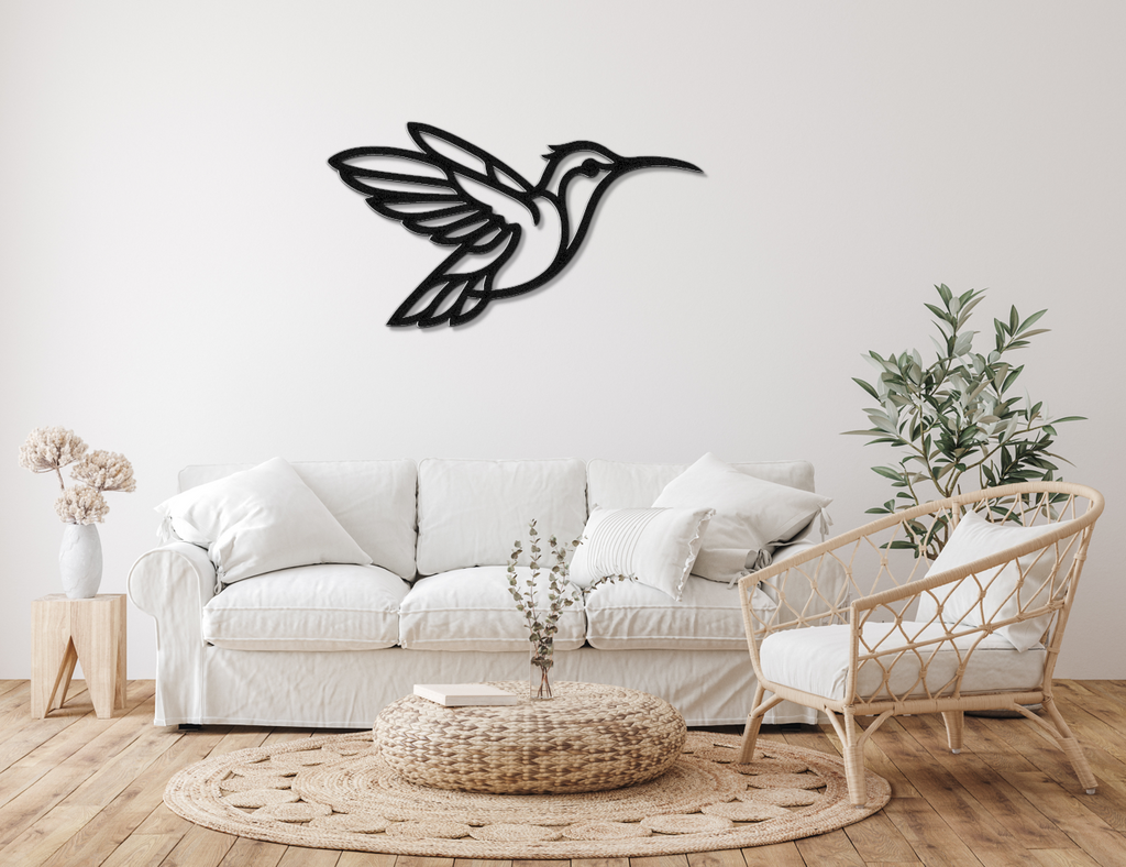Hummingbird Metal Wall Art